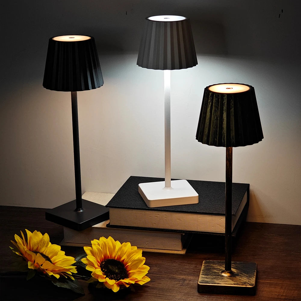 Desketic Piega Cordless Pleated-Shade Luminaire — Desketic Architectural & Ambient Luminescence — view 2