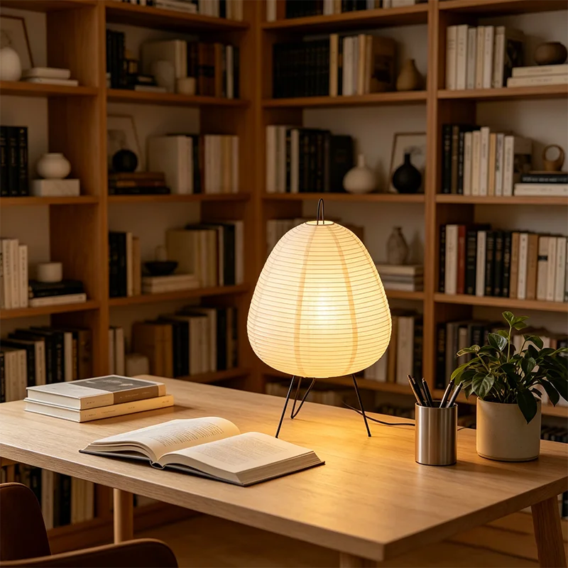 Desketic Nuvola Rice Paper Tripod Ambient Lamp — Desketic Architectural & Ambient Luminescence — view 2