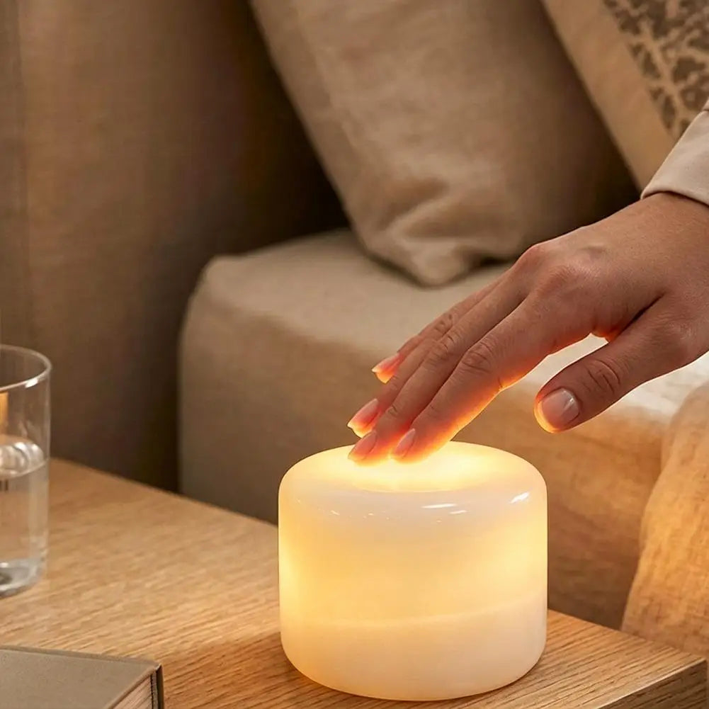 Desketic Ciottolo Cordless Natural Stone Glow Lamp — Desketic Architectural & Ambient Luminescence