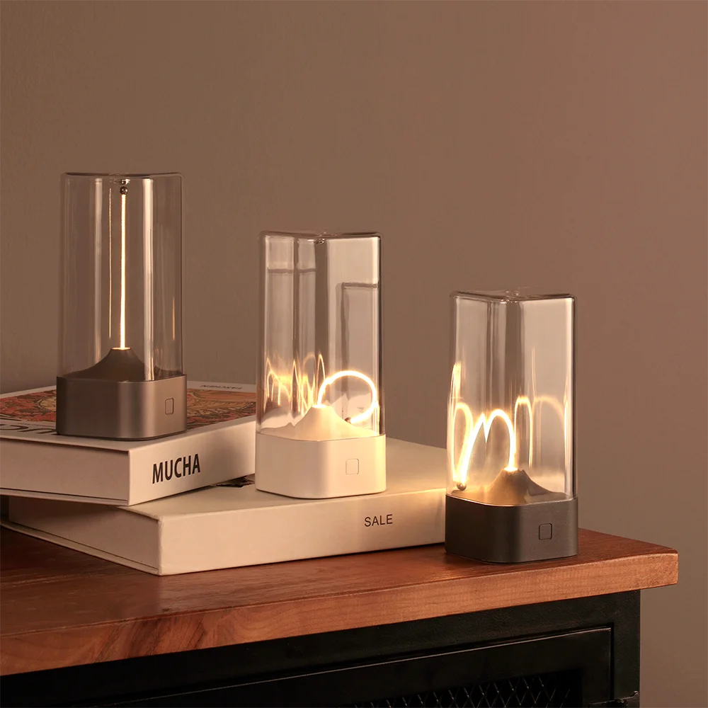 Desketic Filo Cordless Kinetic Filament Glass Lamp — Desketic Architectural & Ambient Luminescence — view 3