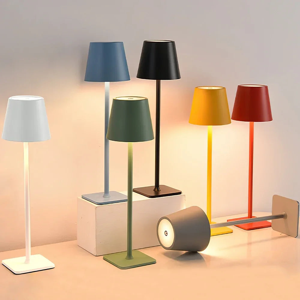 Desketic Fusto Cordless Cone-Shade Table Lamp — Desketic Architectural & Ambient Luminescence — view 2