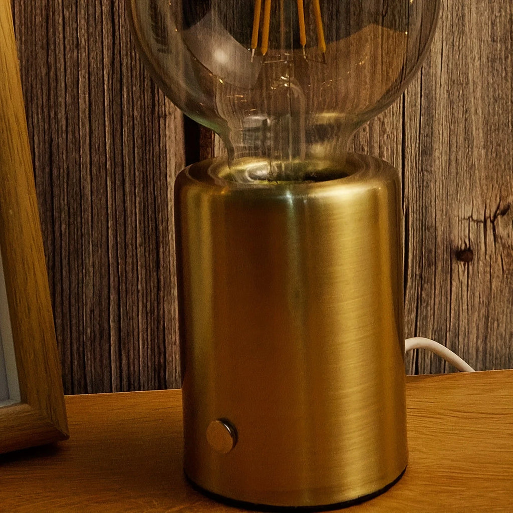 Desketic Globo Electroplated Brass Filament Globe Lamp — Desketic Architectural & Ambient Luminescence — view 4