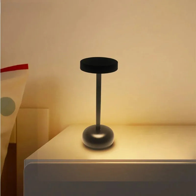 Desketic Stelo Cordless Mushroom-Base Desk Light — Desketic Architectural & Ambient Luminescence