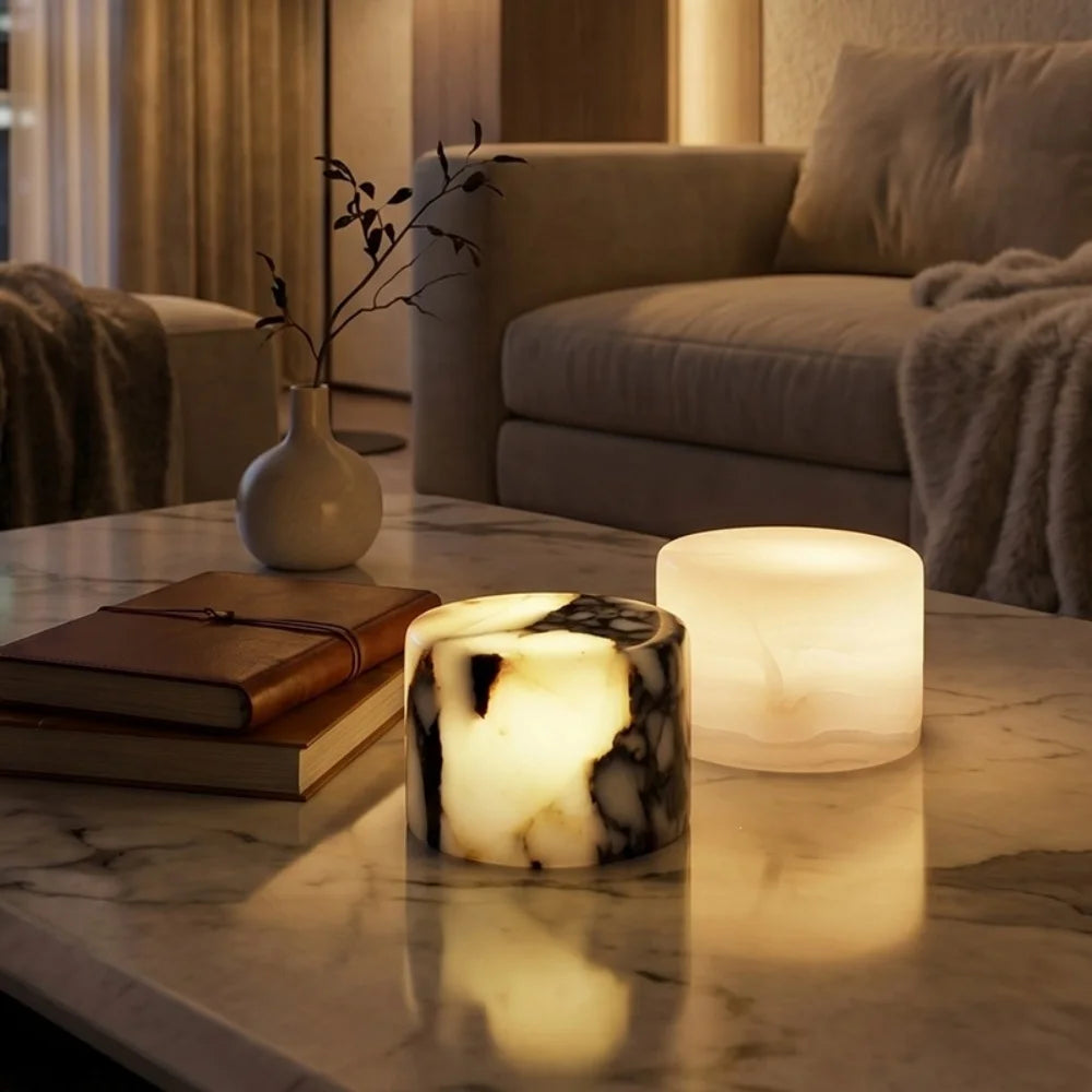 Desketic Lume Cordless Marble Tap Light — Desketic Architectural & Ambient Luminescence