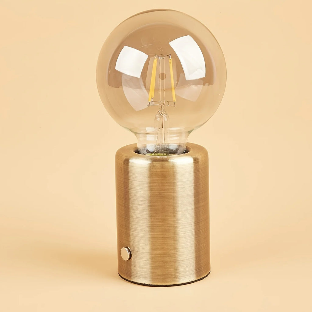 Desketic Globo Electroplated Brass Filament Globe Lamp — Desketic Architectural & Ambient Luminescence — view 3