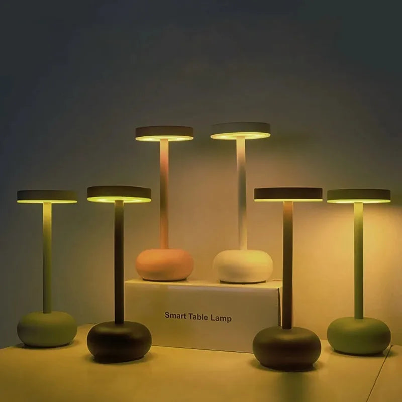 Desketic Stelo Cordless Mushroom-Base Desk Light — Desketic Architectural & Ambient Luminescence — view 2