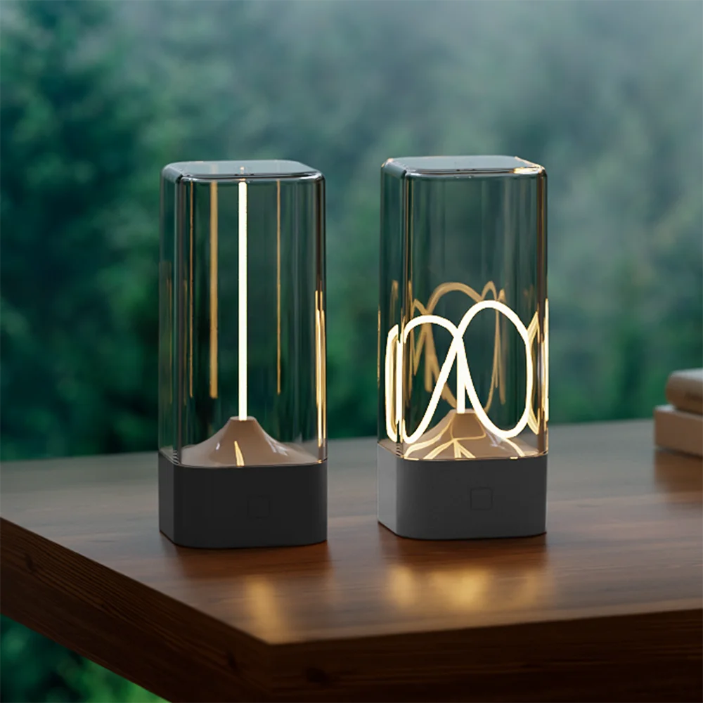 Desketic Filo Cordless Kinetic Filament Glass Lamp — Desketic Architectural & Ambient Luminescence