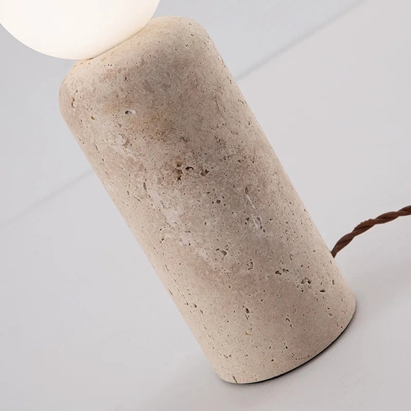 Desketic Pietra Travertine Globe Luminaire — Desketic Architectural & Ambient Luminescence — view 3